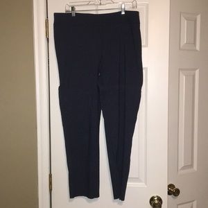 Navy Blue Design Pants size 14 stretch material